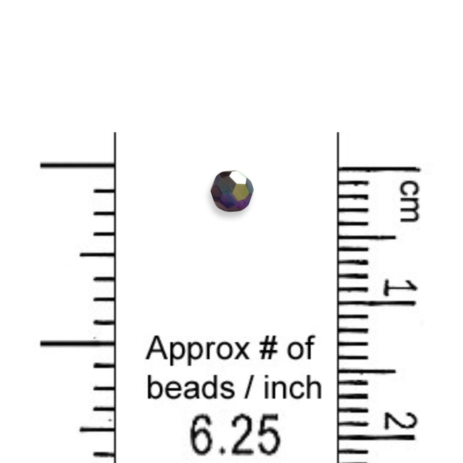 Swarovski 5000 3mm Faceted Round Mocca AB (50 Beads)