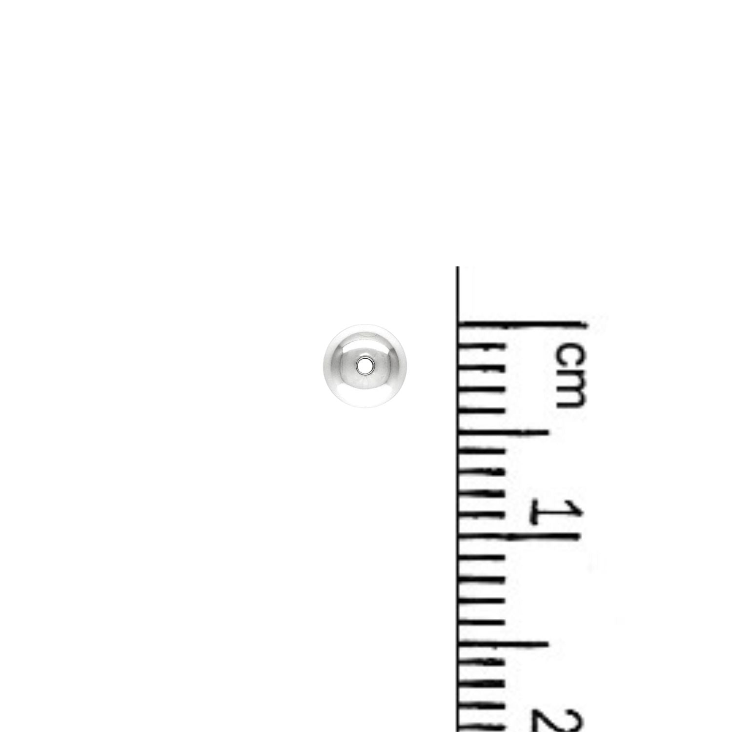 Sterling Silver Saucer Beads