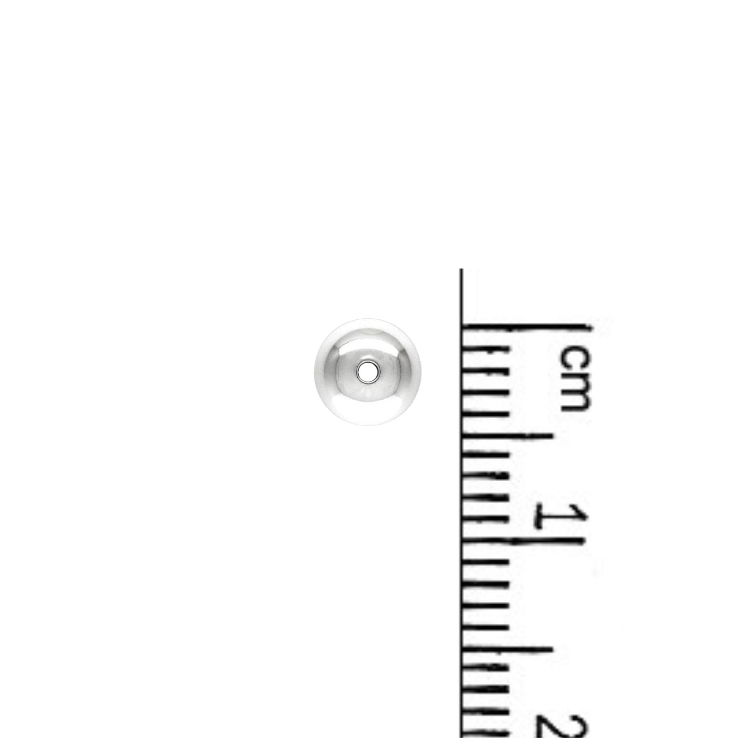 Sterling Silver Saucer Beads