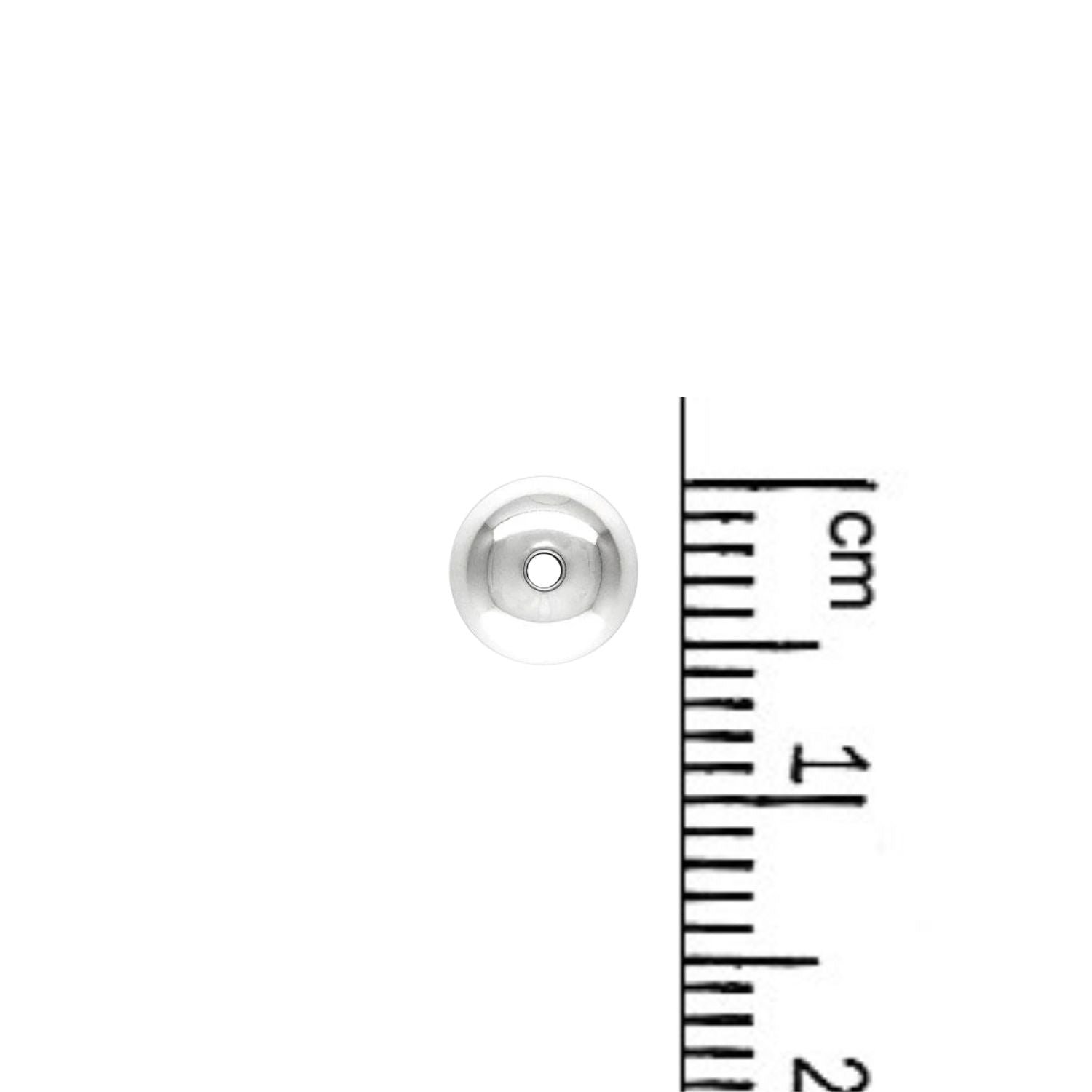 Sterling Silver Saucer Beads