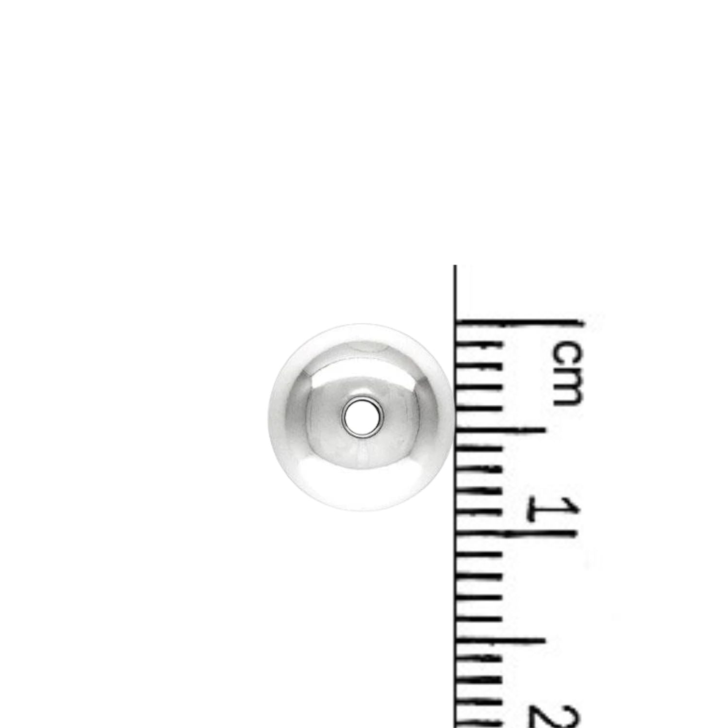 Sterling Silver Saucer Beads