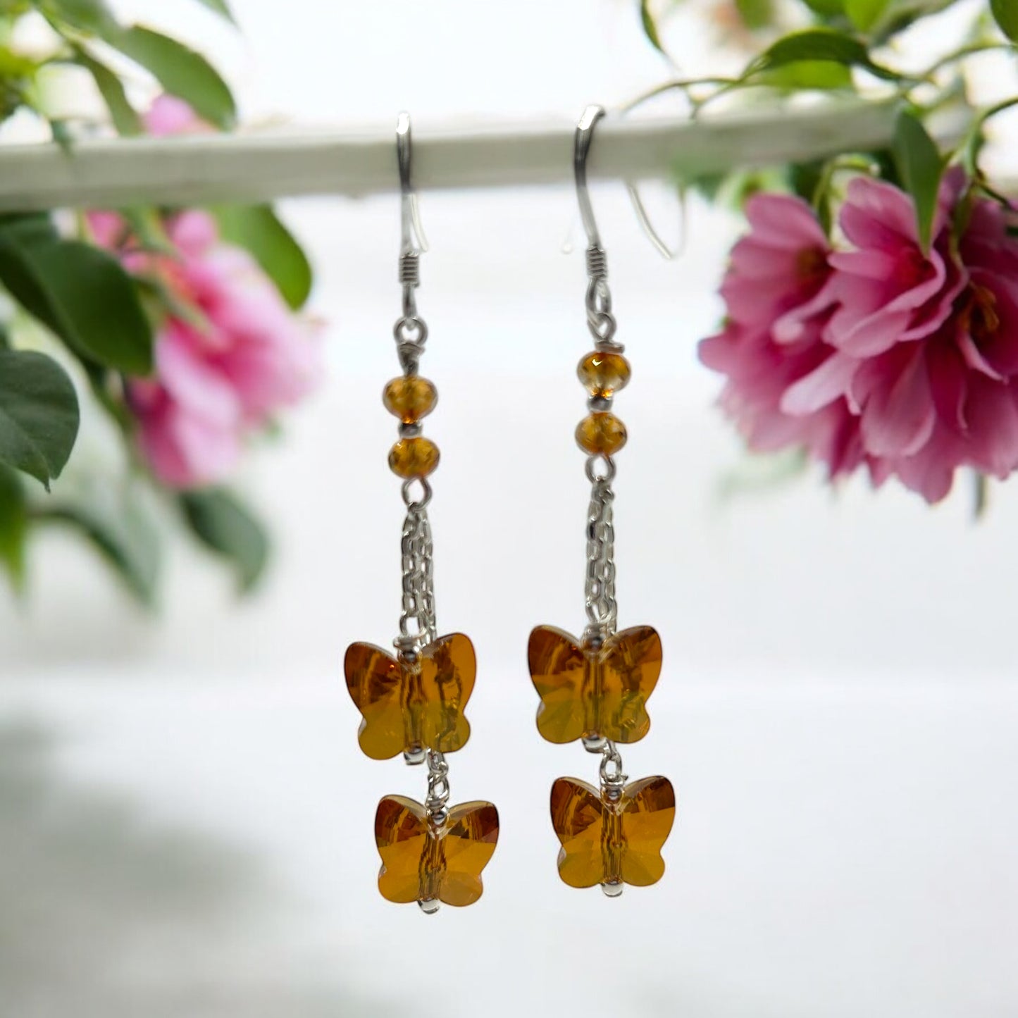 Magnificent Monarch Earrings (Ready to Wear)