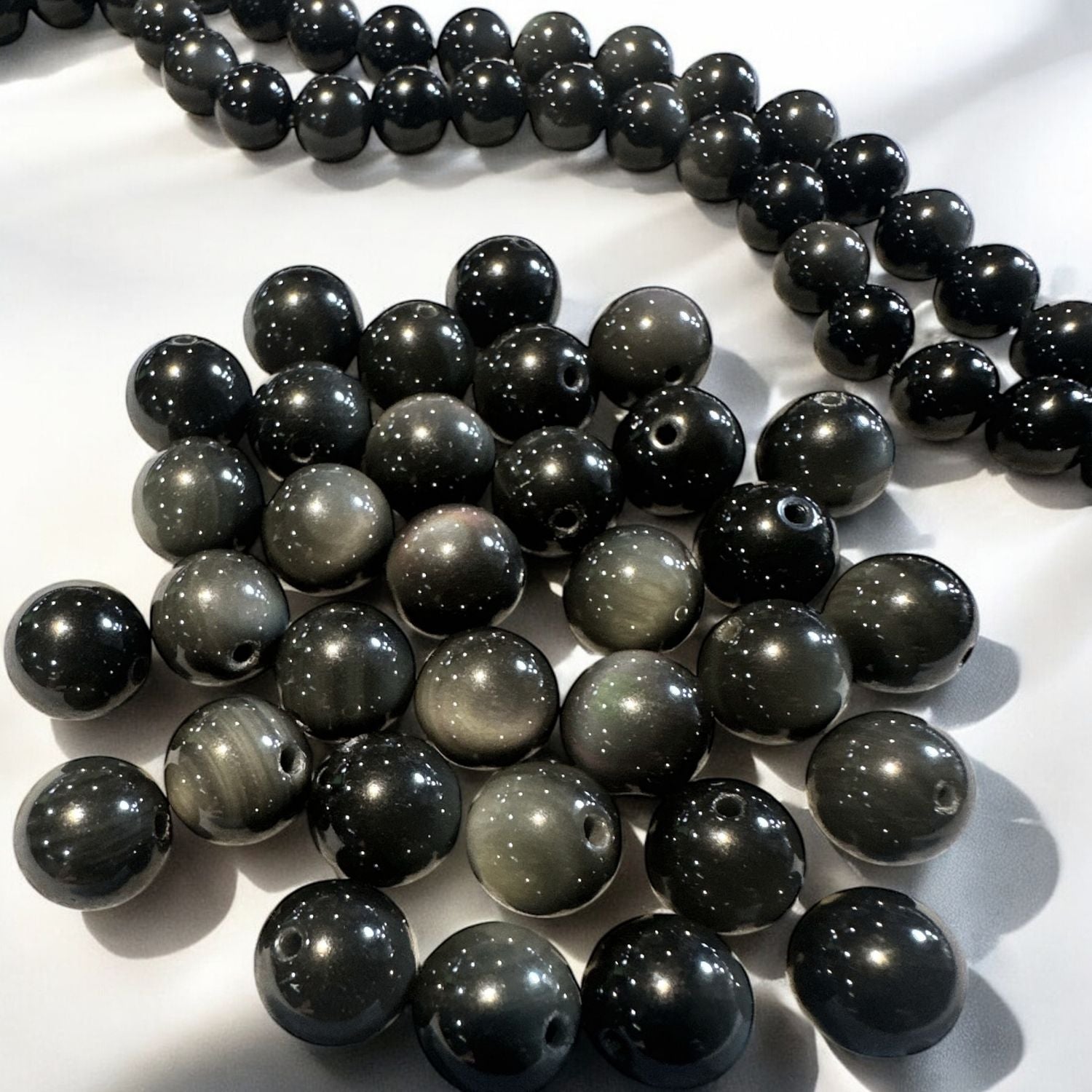 Rainbow Obsidian Tassel Bracelet Kit