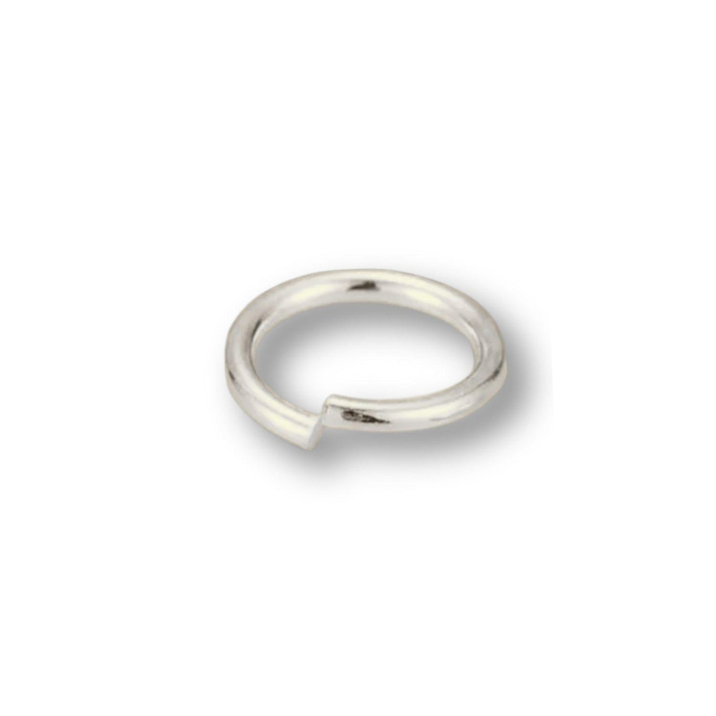 .925 Sterling Silver 18ga. Jump Ring - 5.5mm (10 Pack)