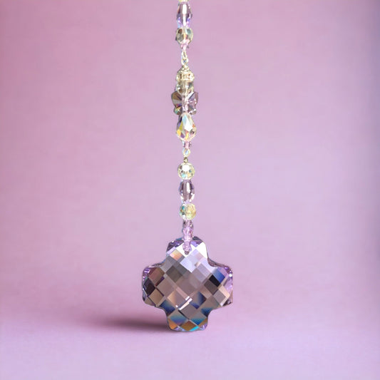 Crystal Violet Angel Suncatcher Kit by Toocutebeads.com