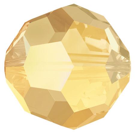 Swarovski 8mm Round - Crystal Metallic Sunshine (10 Pack) - Too Cute Beads