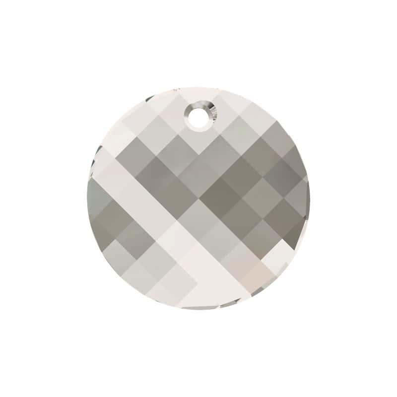 Swarovski 28mm Twist Pendant - Crystal Silver Shade (1pc)