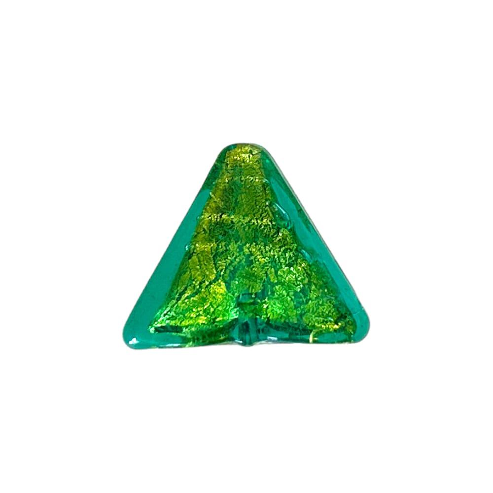 Vintage Hand-Made Murano Glass Triangle Beads