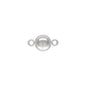 .925 Sterling Silver 10mm Round Magnetic Clasp - Too Cute Beads