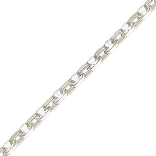 .925 Sterling Silver Diamond Cut Rollo Chain - 1.1mm (1 Foot) #6 - Too Cute Beads