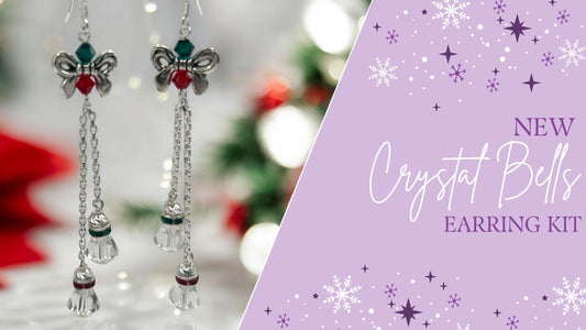 Jingle All the Way: Introducing Our Crystal Bells Christmas Earring Kit (2024 Release)