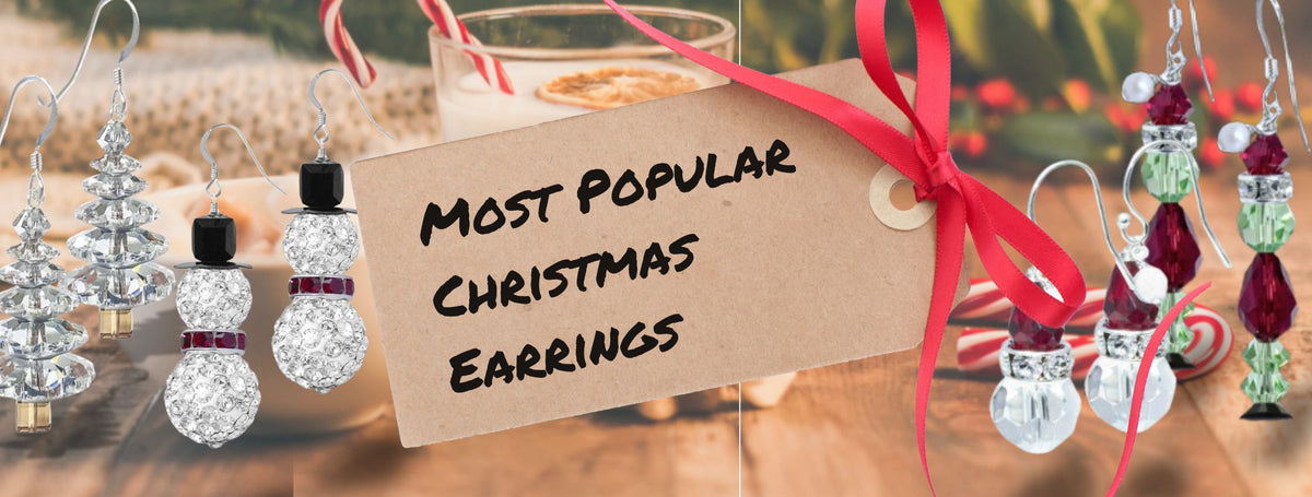🎄 Most Popular Christmas Earring Kits &amp; Ready-to-Wear Styles at Too Cute Beads! 🎄