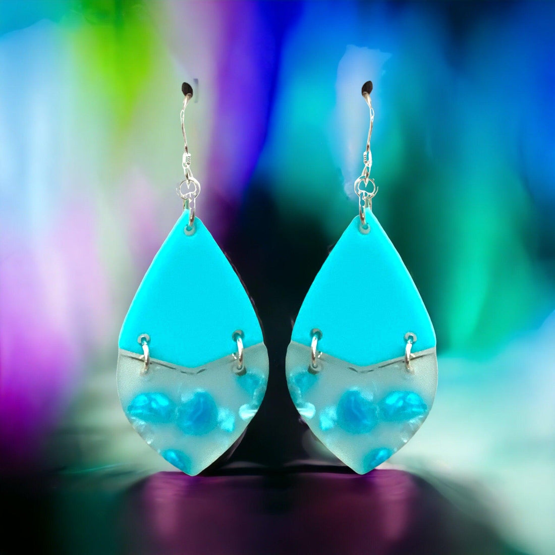 Create Stunning Two-Tone Navette Earrings with Our DIY Acrylic Earring Kit - Too Cute Beads