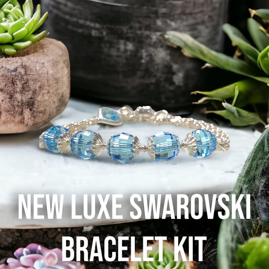 Designer Karen's Dream-Inspired Luxe Swarovski Bracelet Kit: Add Elegance and Glamour to Your Collection - Too Cute Beads