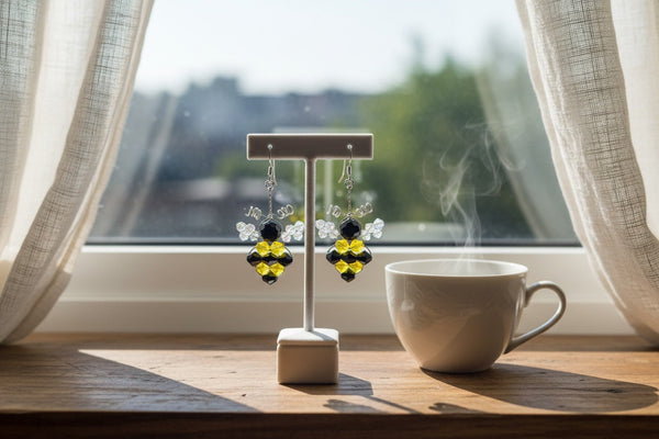 Bee Mine Bumble Bee Earring Kit – Step-by-Step DIY Tutorial