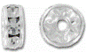 6mm S/S Plated Roundells w/ Swarovski - Too Cute Beads