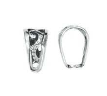 .925 Sterling Silver Bails - Too Cute Beads