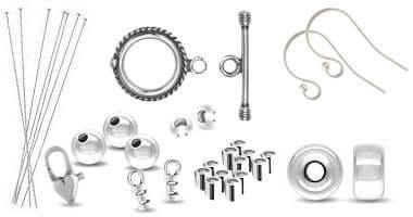 .925 Sterling Silver Beads & Findings - Too Cute Beads