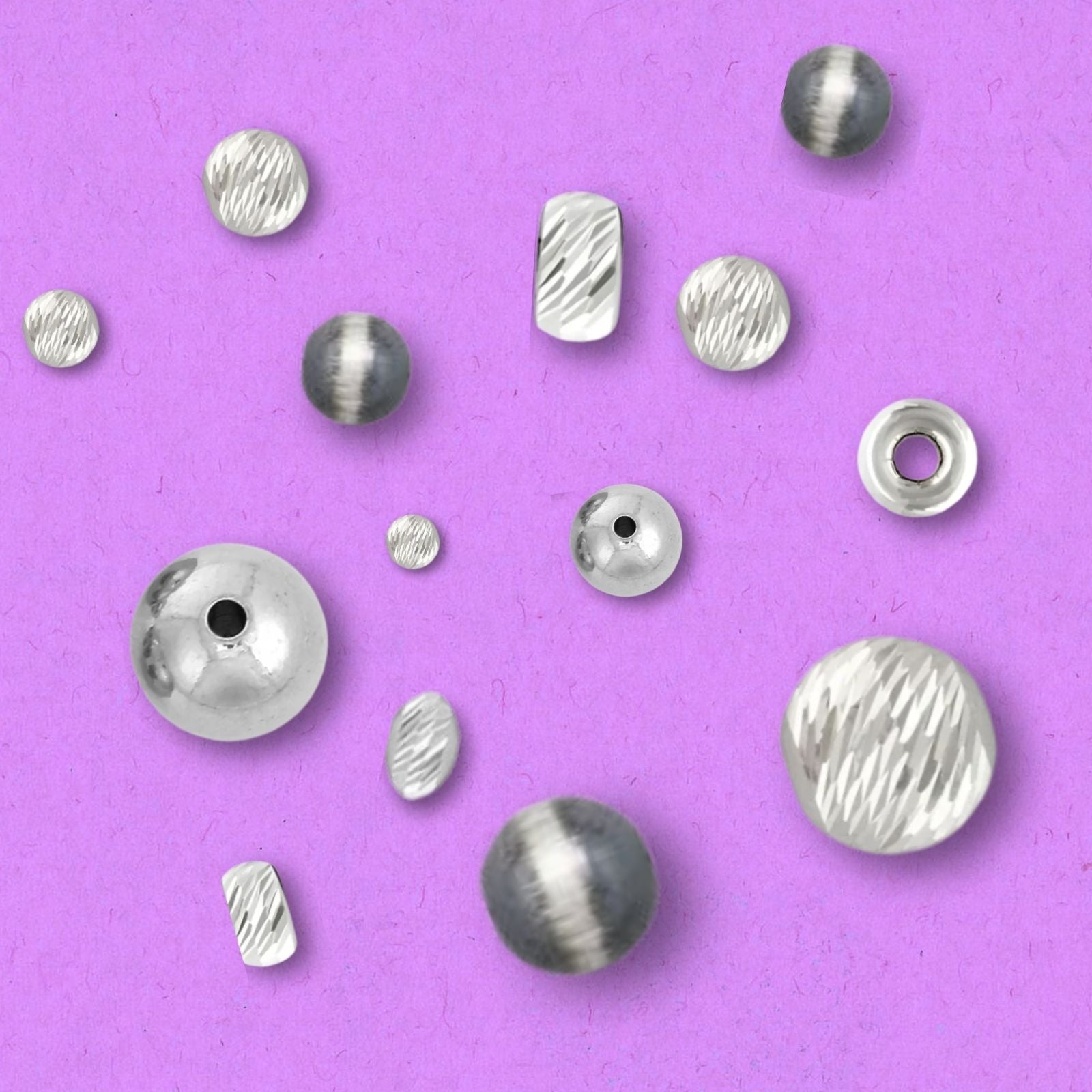Sterling Silver Beads and Spacers