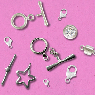 Sterling Silver Clasps and Connectors
