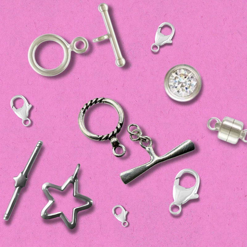 Sterling Silver Clasps and Connectors