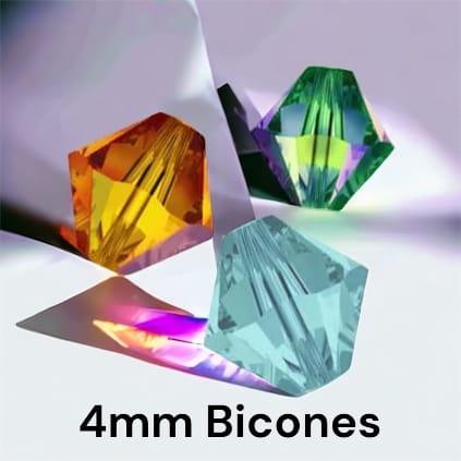 Swarovski 4mm Bicone Beads