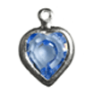 Swarovski Elements S/S Plate 8.8mm Hearts - Too Cute Beads