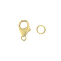14K Gold Filled 6 x 11.5mm Oval Lobster / Trigger Clasp - Includes Closed Ring (1 Piece)