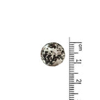 12mm Murano Glass Bead - Burgundy Silver