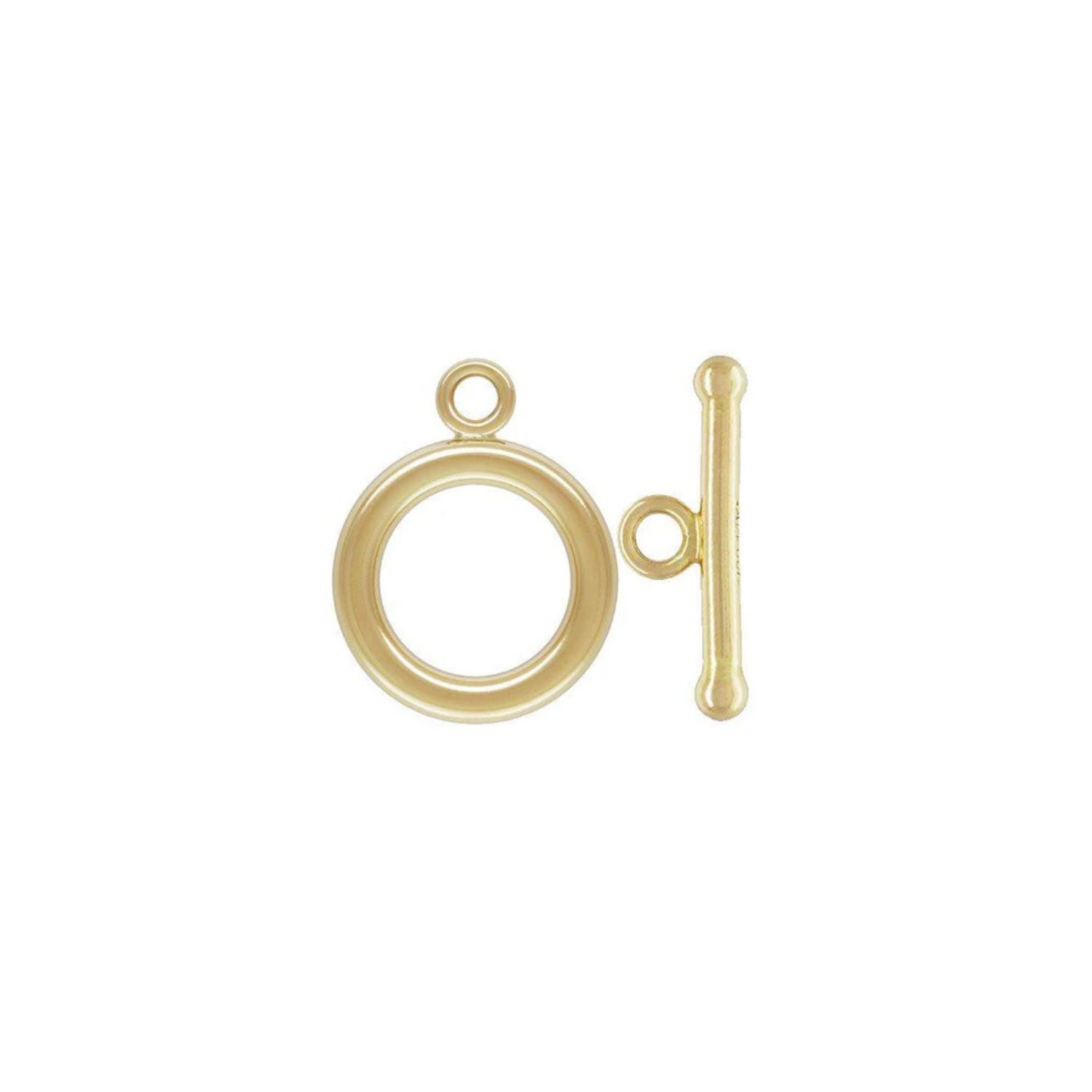 14K Gold Filled 12mm Round Toggle - 9mm Inner Dimension (1 Piece)