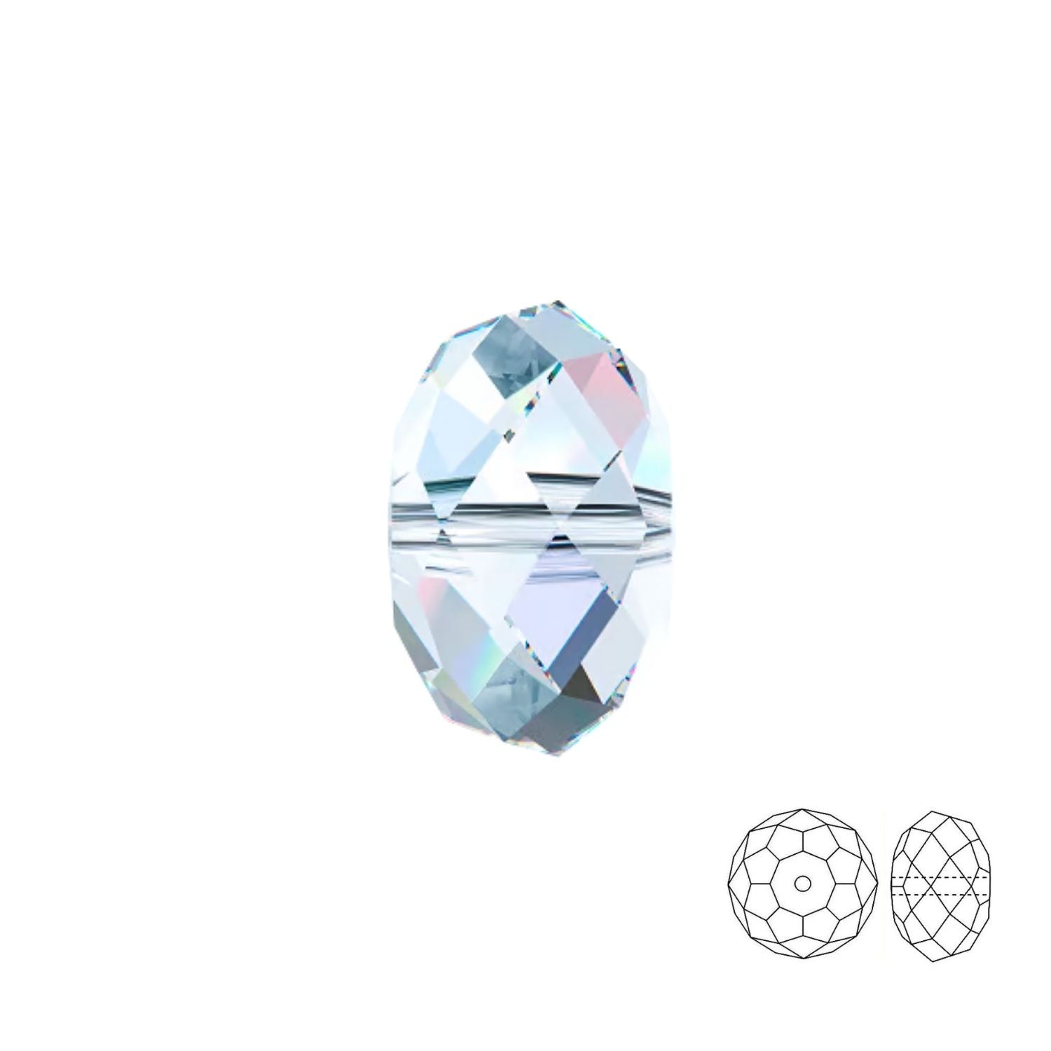 4mm Swarovski Briolette Beads - 5040 - Sold in Packages of 10 Beads