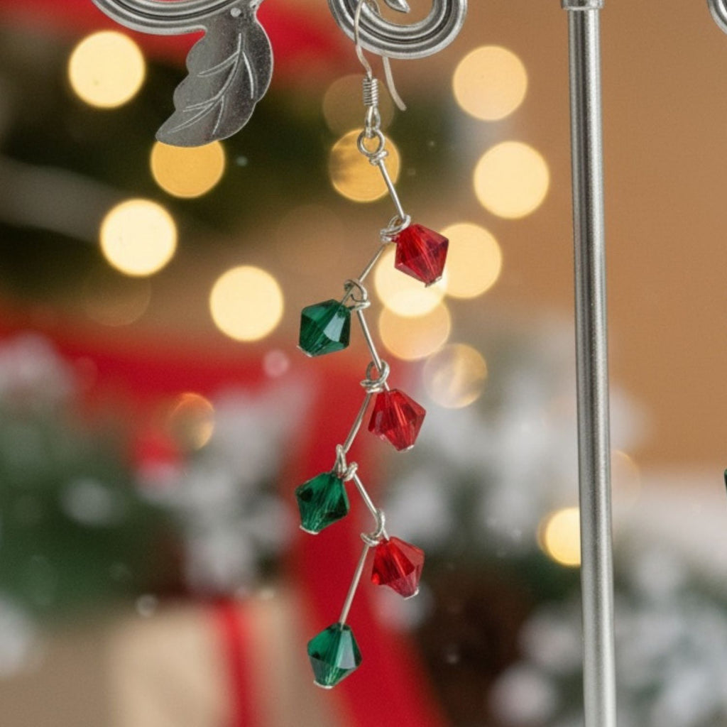 Cascading Christmas Lights Earring Kit – ✨ Twinkling Holiday Magic! ✨