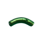 Murano Glass Curved Tube Beads – 35x7mm Handcrafted Italian Enchantment (Sold by the Piece)