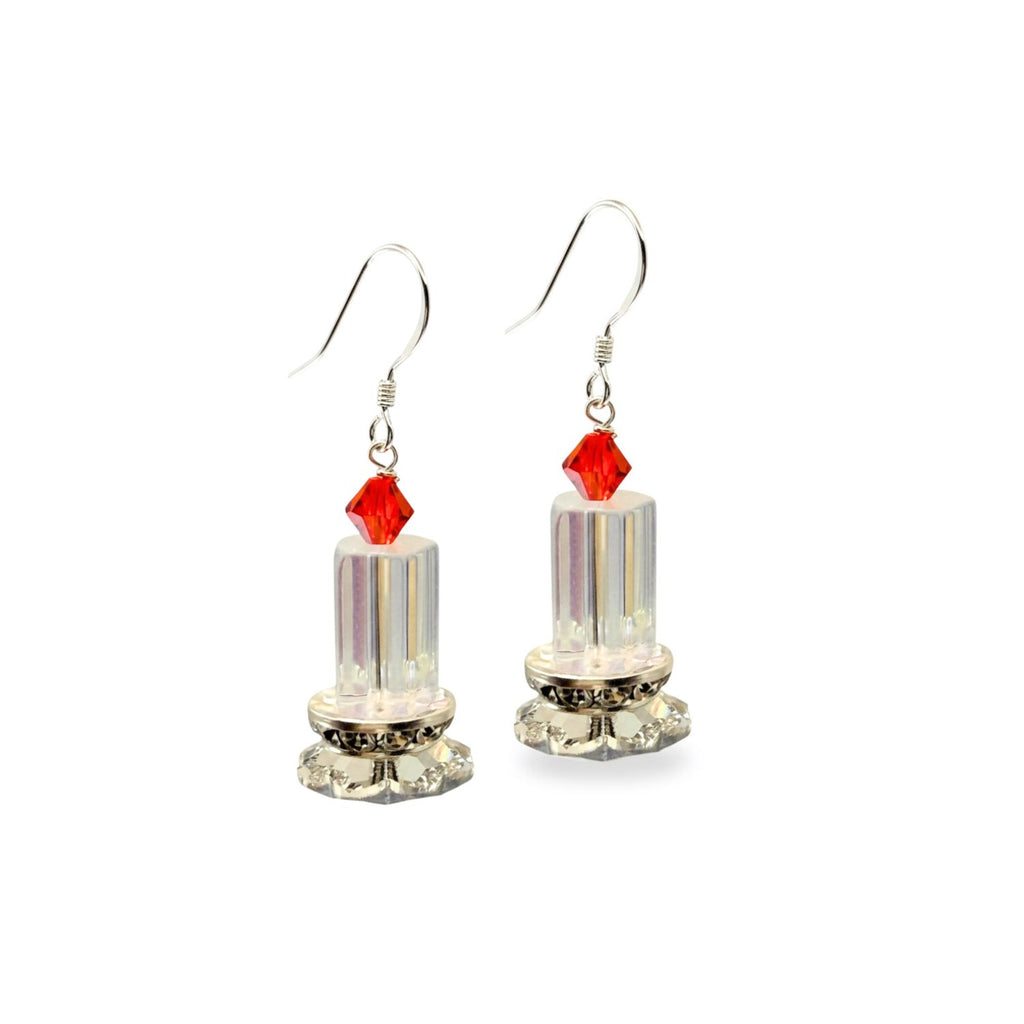 🕯️ Holiday Candle Earring Kit – Cozy Christmas Glow! 🕯️