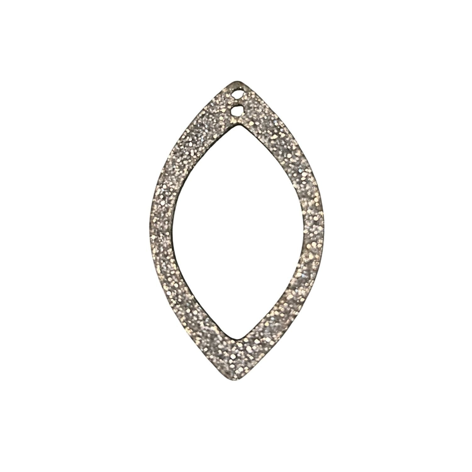 Sparkling Acrylic Navette Frames –  DIY Suncatcher &amp; Ornament Components