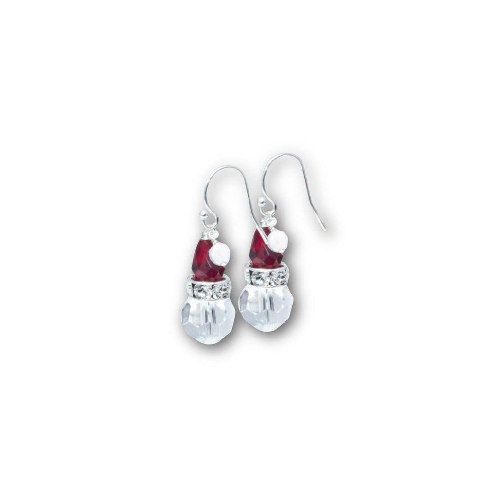 Swarovski Christmas Holiday Kits - Santa Earrings