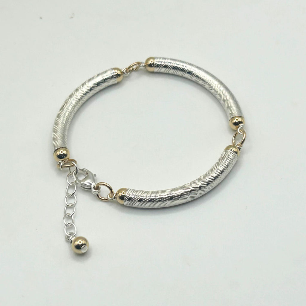 Mixed Metals Tube Bracelet Kit