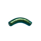 Murano Glass Curved Tube Beads – 35x7mm Handcrafted Italian Enchantment (Sold by the Piece)