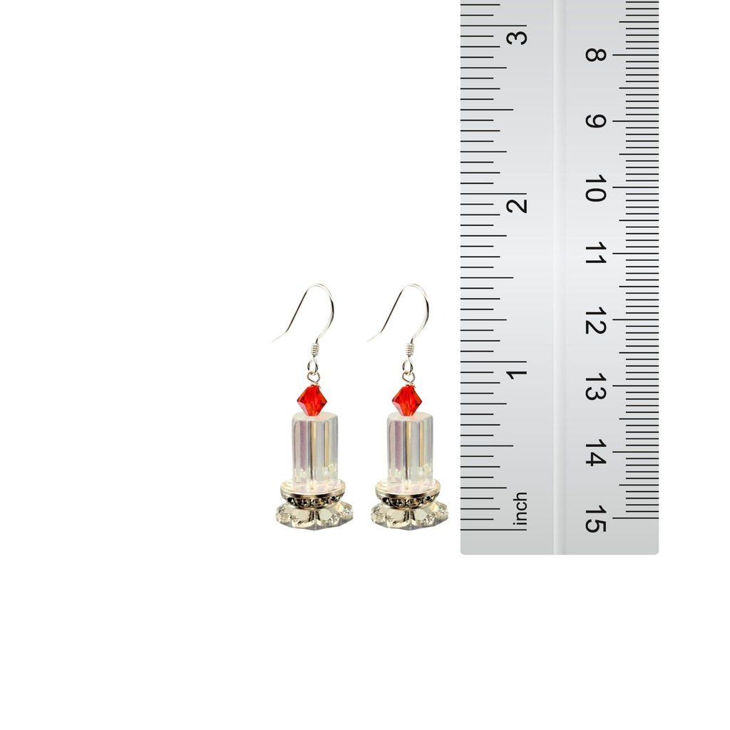 🕯️ Holiday Candle Earring Kit – Cozy Christmas Glow! 🕯️