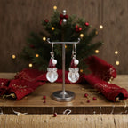 Swarovski Christmas Holiday Kits - Santa Earrings