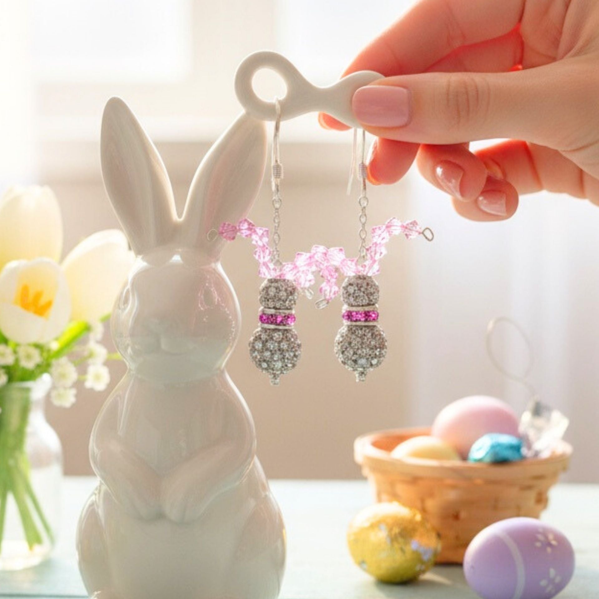 Crystal the Bunny Easter Earring Kit