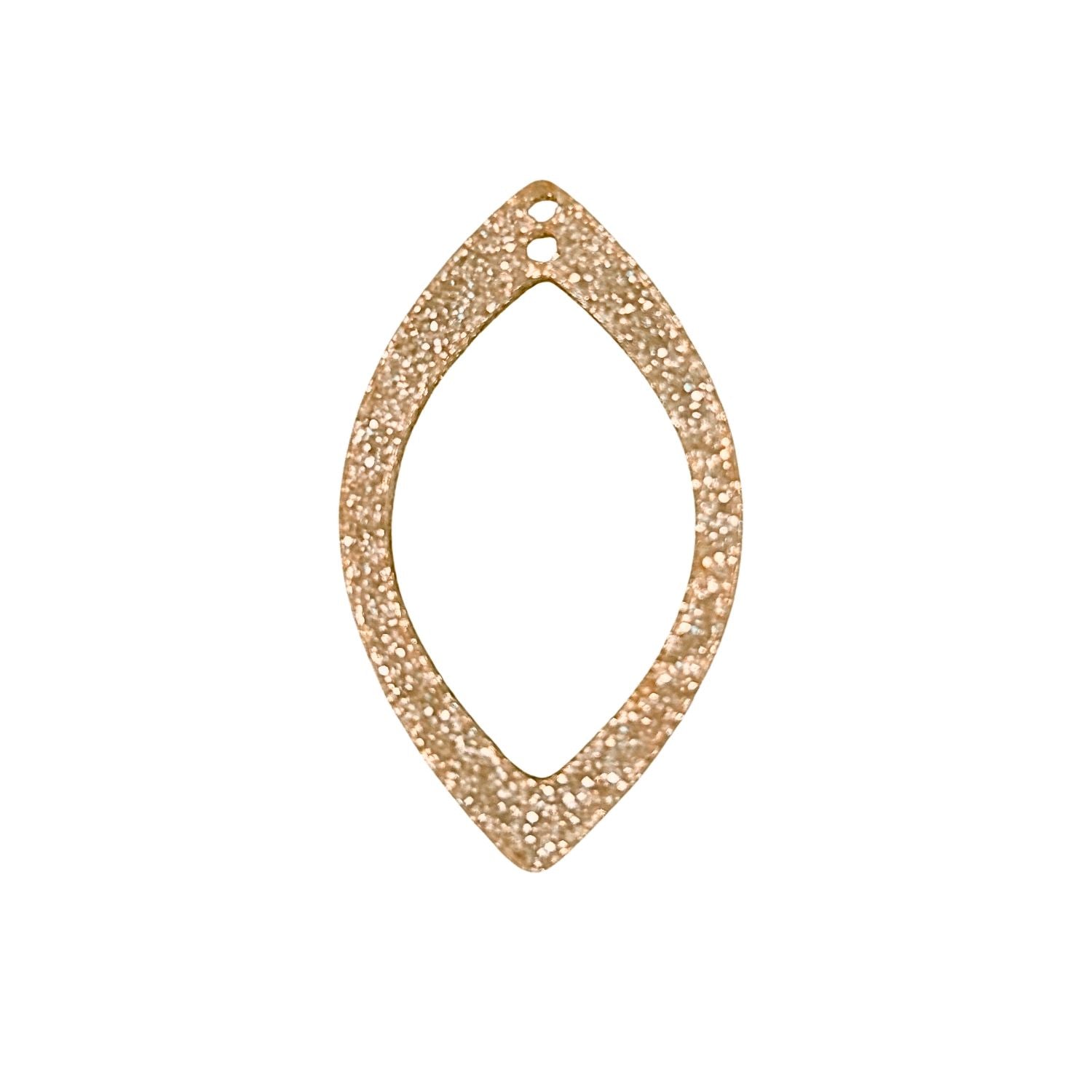 Sparkling Acrylic Navette Frames –  DIY Suncatcher &amp; Ornament Components