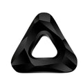 Swarovski 30mm Cosmic Triangle Pendant - Jet (1 piece)