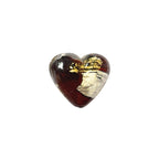 28mm Murano Glass Heart Beads – Handcrafted Italian Love &amp; Shimmer