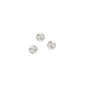 3mm Sterling Silver Multi-cut beads on a white background.