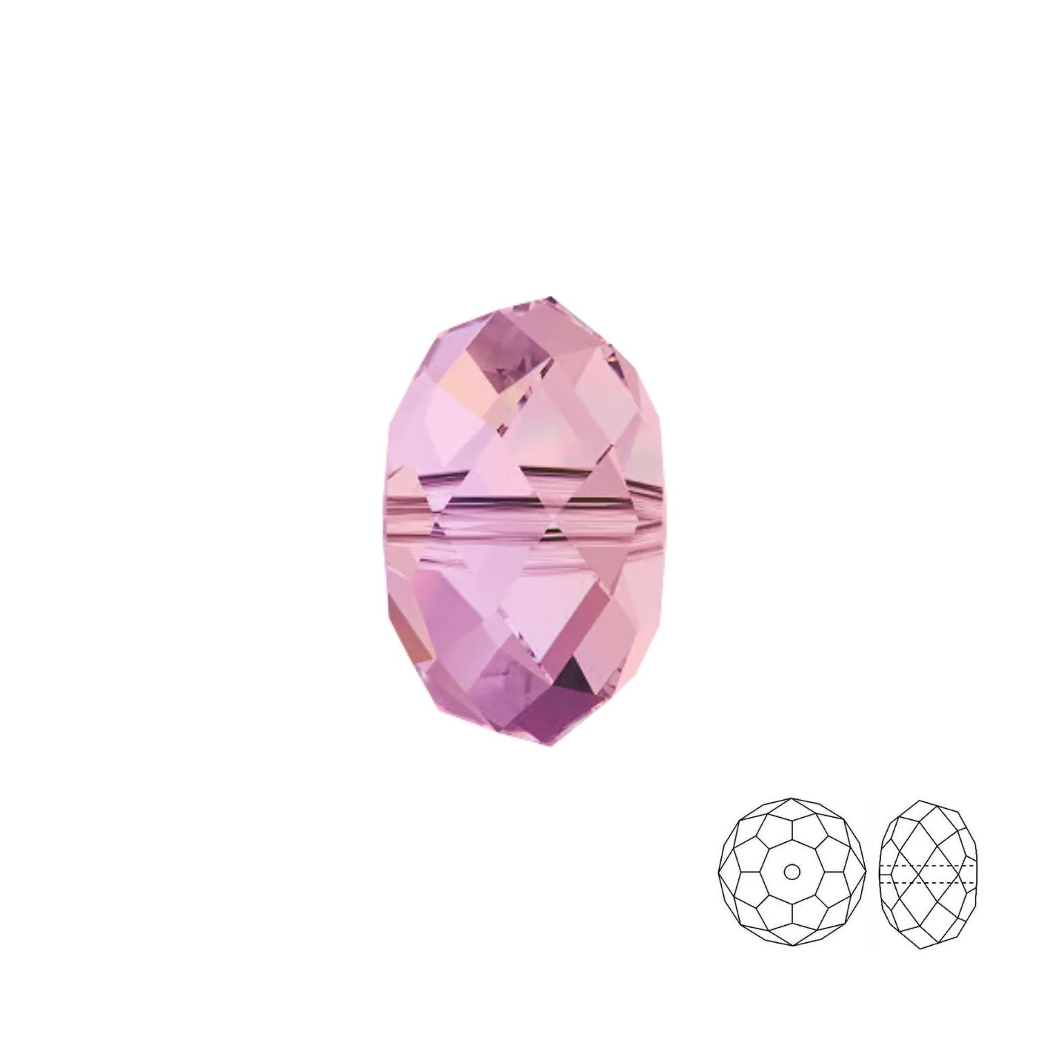 4mm Swarovski Briolette Beads - 5040 - Sold in Packages of 10 Beads