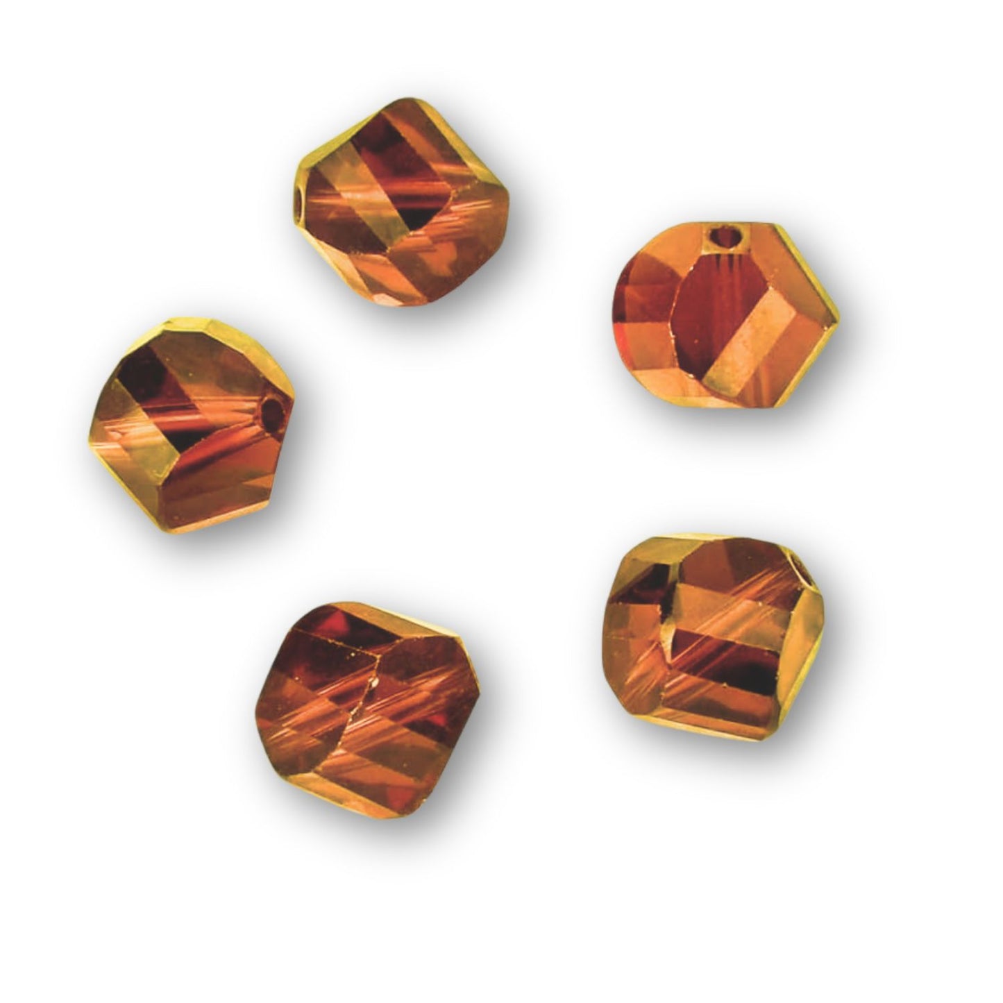 Swarovski 6mm Helix - Topaz (10 Pack) No longer in Production