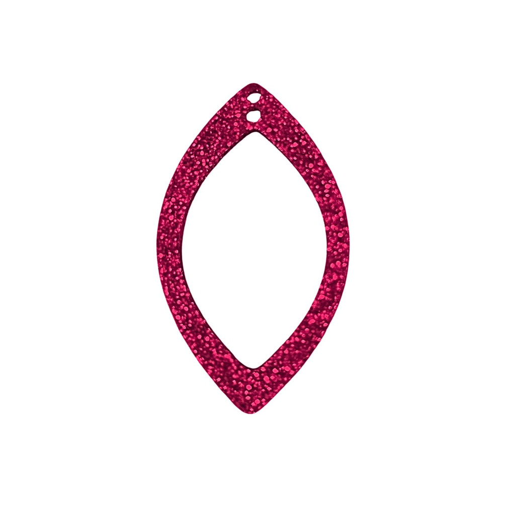 Sparkling Acrylic Navette Frames –  DIY Suncatcher &amp; Ornament Components