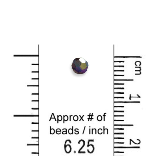 Swarovski 4mm Round - Mocca AB (10 Pack) No longer in Production