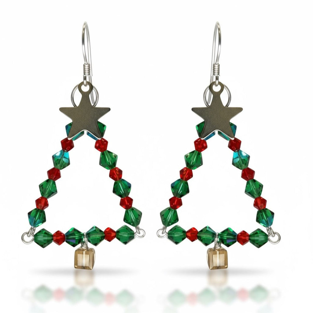Shining Star Christmas Tree Earring Kit